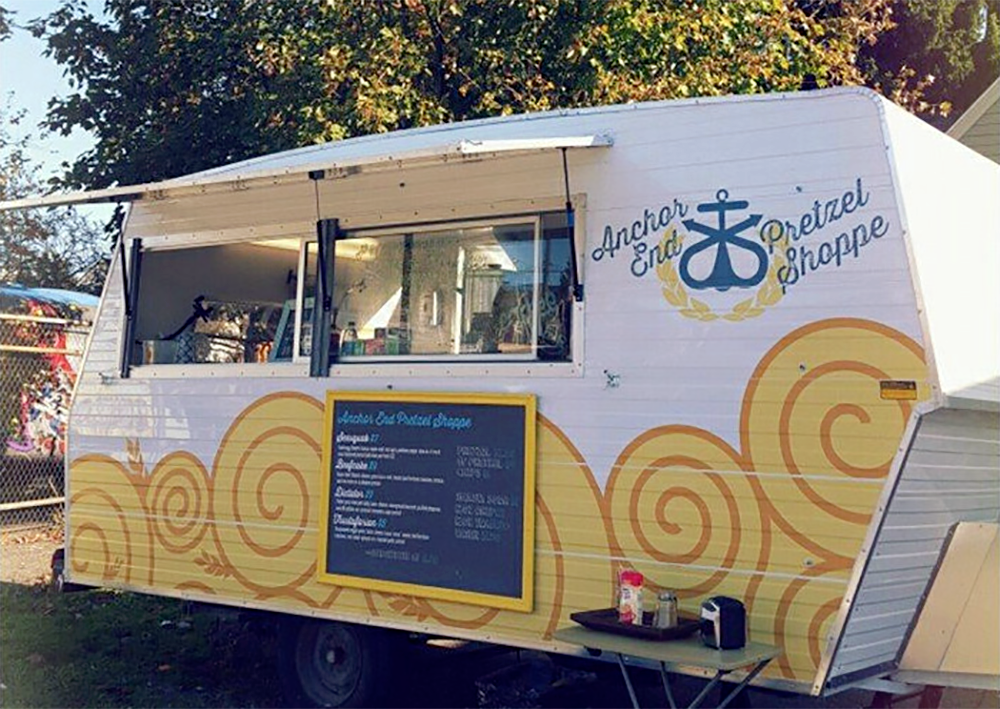 Anchor End Pretzel Shoppe Food Trailer Schedule Sandwiches Food