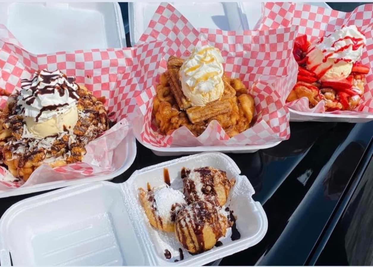 House of Funnel Cakes Food Trailer Schedule Dessert Food Trailer