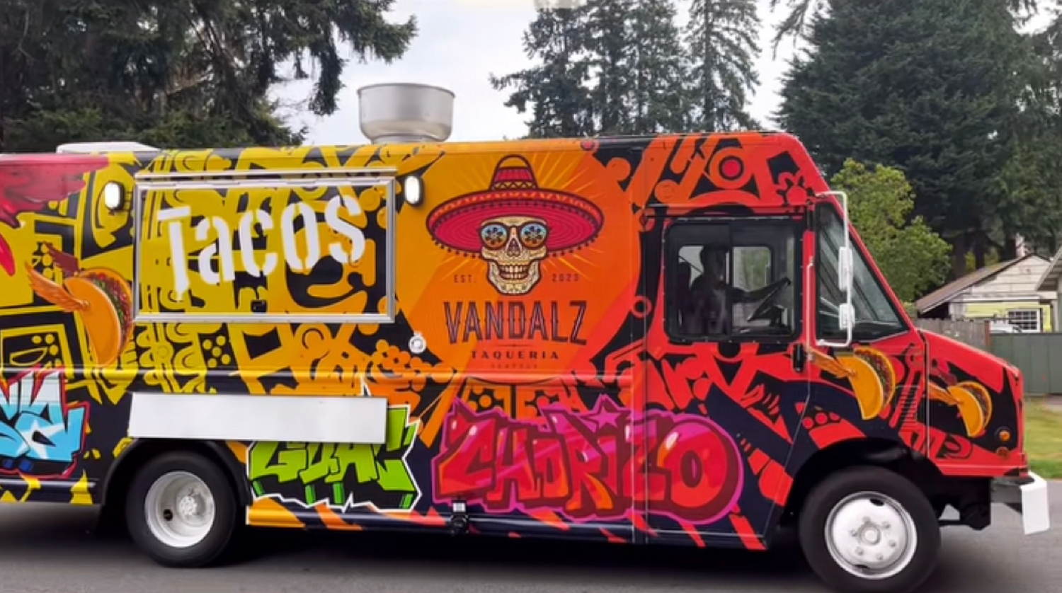 Vandalz Seattle Food Truck Schedule Burritos, Mexican, Tacos Food