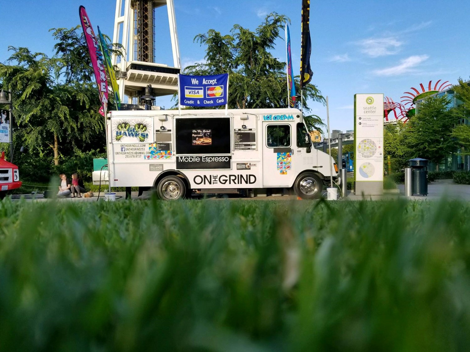 On The Grind Espresso & Treats Food Truck Schedule Coffee and Tea, Dessert, Hot Dogs Food