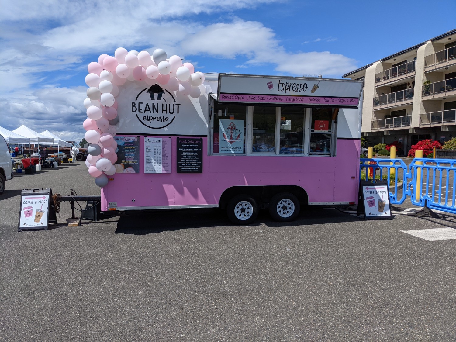 The Bean Hut Espresso Food Trailer Schedule Coffee and Tea